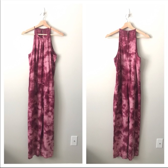 cloth & stone Pants - Cloth & Stone maroon tie dye jumper